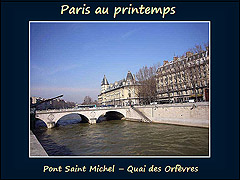 Quai des orfèvres et Pont St Michel