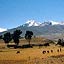 Route de Huaraz  Chavin, au fond la cordillre blanche