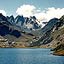 lac de Querococha  3980m d'altitude sur la route de Chavin