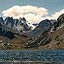 lac de Querococha  3980m d'altitude sur la route de Chavin