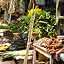 Iquitos, March de Beln - La zone rserve aux plantes et prparations mdicinales ainsi qu'aux lments pour les rituels.